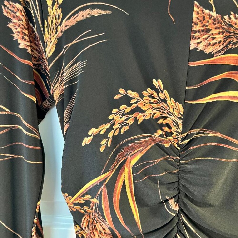 NWOT Norma Kamali Long Sleeve Cocktail Dress - Picture 4 of 7